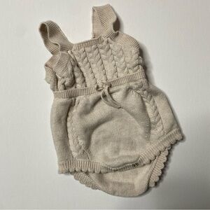 Cat & Jack Knit Romper - Cream